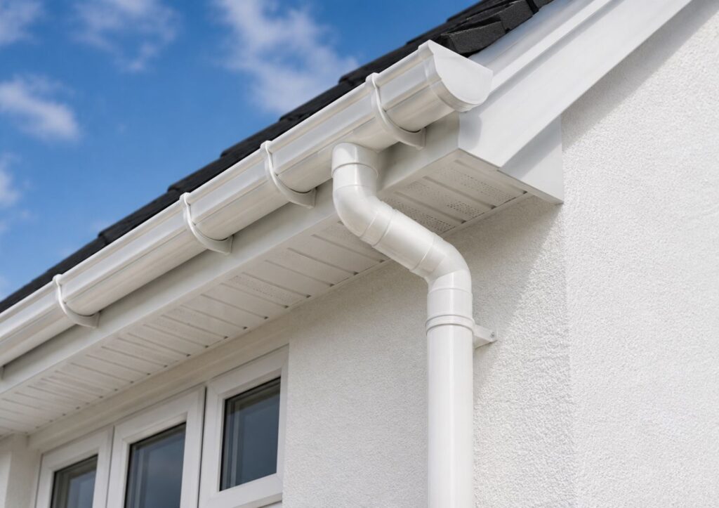 Gutter, Fascia and Soffit cleaning for residential properties in Pembrokeshire by Lumina Window Cleaning